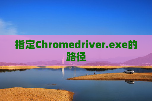 指定Chromedriver.exe的路径 指定Chromedriver.exe的路径